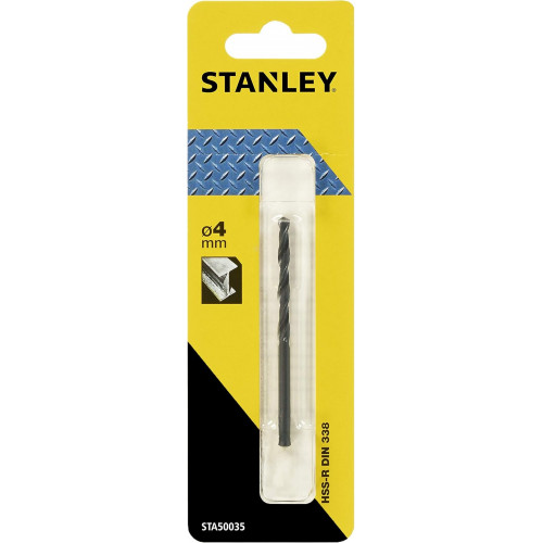 Stanley STA50035-QZ Fém fúrószár HSS-R 4,0 x 75-43mm