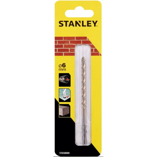 Stanley STA58504-QZ Precíziós falazatfúró szár 6,0x100-60mm