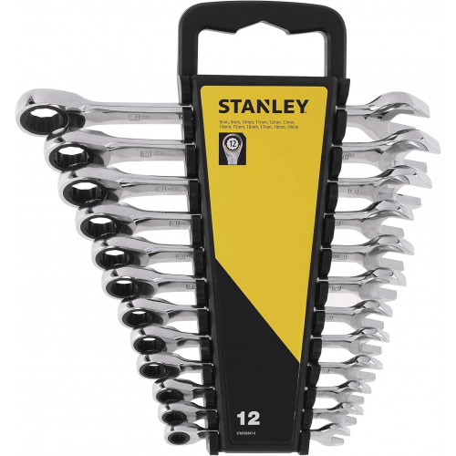 Stanley STMT82847-0 Racsnis csillag-villáskulcs készlet 12db (8-19mm)