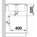 BLANCO METRA 45 S Compact szilgránit mosogató, fekete 525912