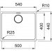 Franke Mythos MYX 110-50 Nemesacél mosogató, 540 x 440 mm 122.0637.420