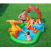 BESTWAY Jurassic Splash Play Center Felfújható játszómedence, 242 x 140 x 137 cm 53160