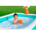 BESTWAY Dunk N' Splash Felfújható medence kosárlabda játékkal, 251 x 168 x 102 cm 54445