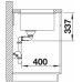 BLANCO SUBLINE 480/320-U InFino szilgránit mosogató, fekete 525993