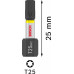 BOSCH PRO Torx Impact ütvecsavarozó fej, T25, 25 mm, Display, 10 x 25 db 2607002806