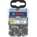 BOSCH PRO Torx Impact ütvecsavarozó fej, T30, 25 mm, Display, 10 x 25 db 2607002807