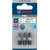 BOSCH PRO PH Impact ütvecsavarozó fej, PH1 x 25, PH2 x 25, PH3 x 25 mm, 3 db 2608522470