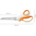 Fiskars Softgrip cikcakk olló 24,2cm 1070024