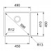 Franke Box BXX 210/110-45 Nemesacél mosogató, 490 x 450 mm 127.0395.014