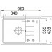 Franke Malta BSG 611-62 Fragránit mosogató, 620 x 435 mm, kőszürke 114.0395.151